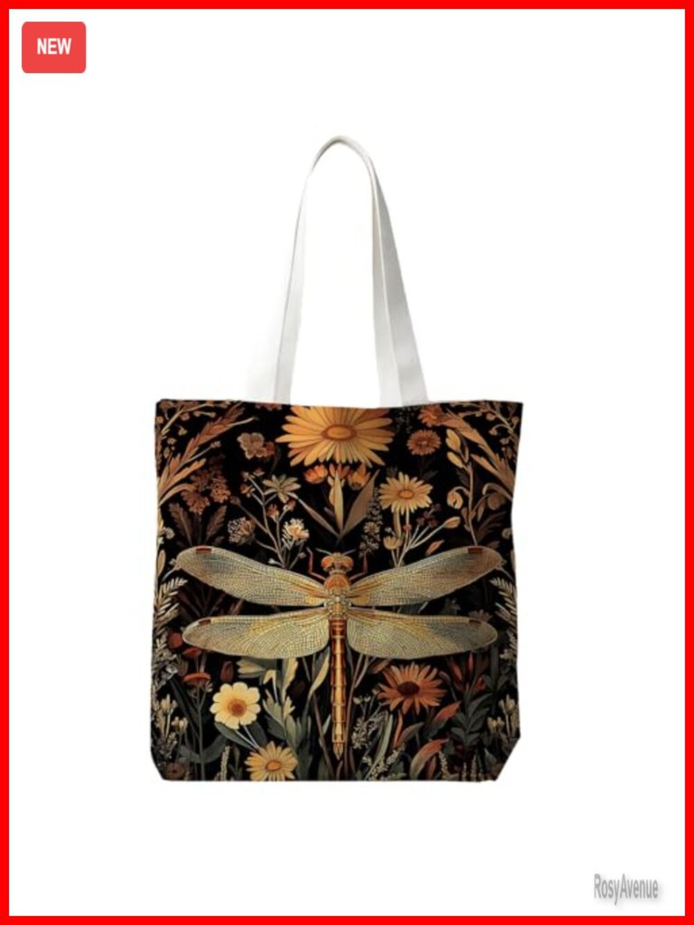Canvas Tote Bag Animal Print Women Shoulder Handbag Travel Gym